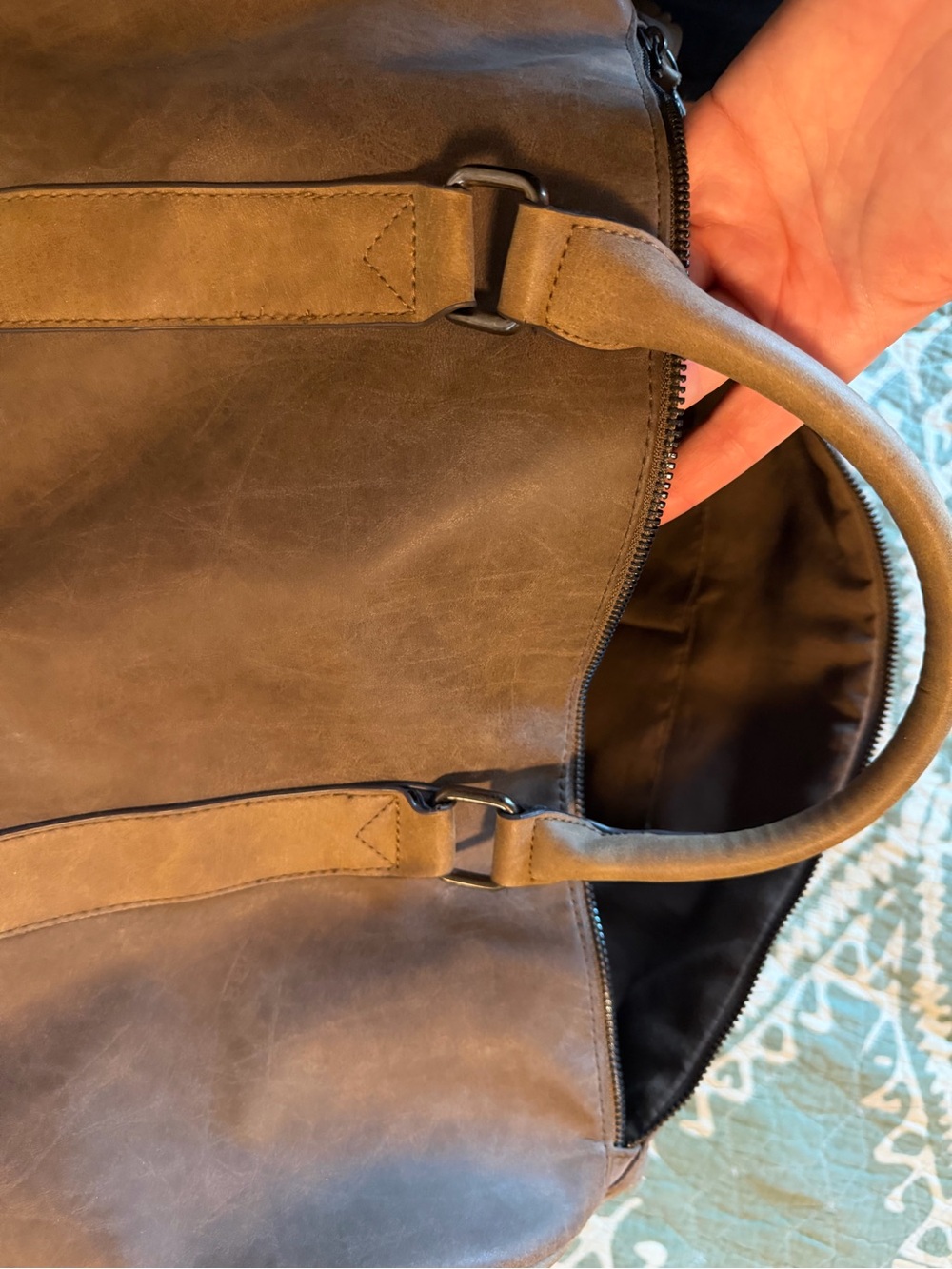 Leather Weekender Bag